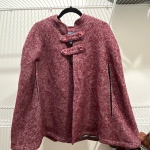 ModCloth Herringbone Cape